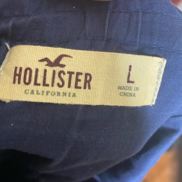 Hollister Pinafore Dress Flower Pattern Blue Green - Picture 7 of 10